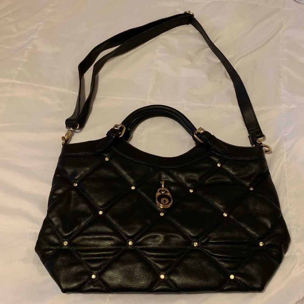 Faux leather handbag